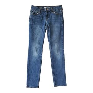 Old Navy Jeans Womens Size 2 Blue Denim Power Slim Straight Mid Rise Everyday